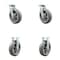 Service Caster 4436L8 FG4436L80000 Rubbermaid Platform Truck Replacement Caster Kit, 4PK RUB-SCC-30CS820-TPRRF-2-R820-2 - alternate 1